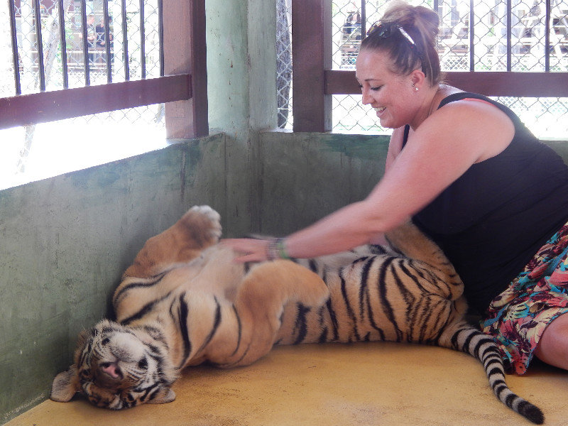 Emma at Tiger Kingdom