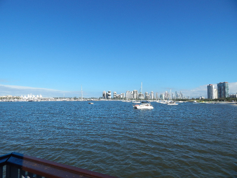 View from Southport looking at Surfers Paradise