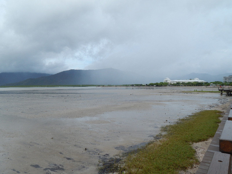 Rain over the Marina in Cairns Harbour