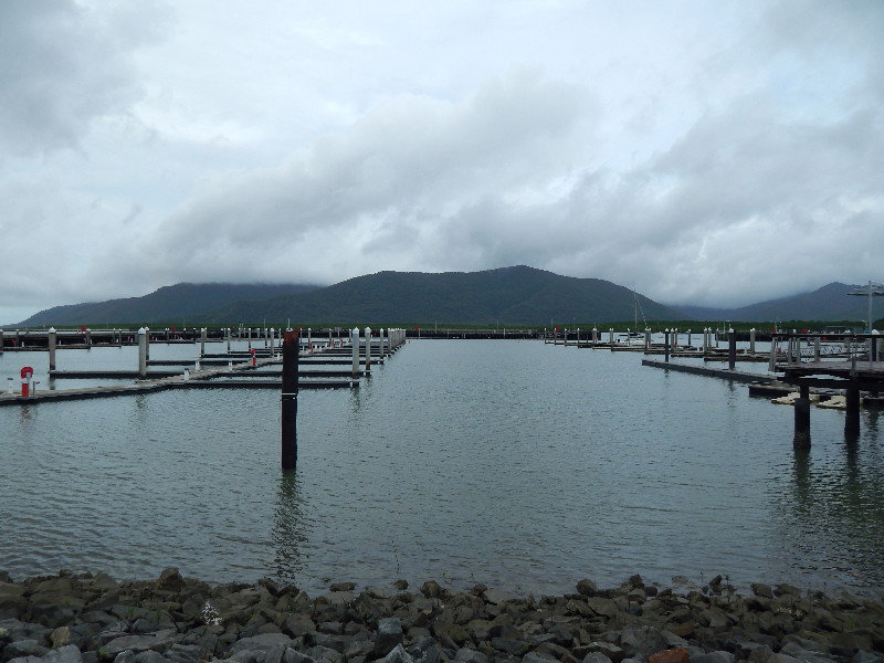Cairns Harbour deserted - All boats up the creeks in prep for Cyclone