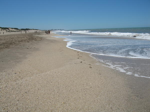 The beach at Mar de las Pampas