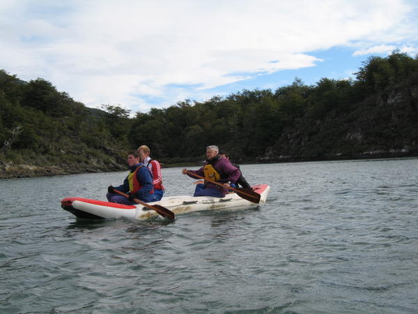 Canoeing in PN Tierra del Fuego