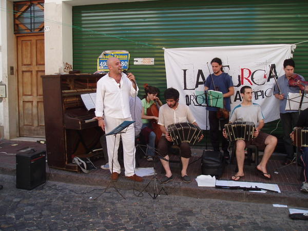 Tango musicians, San Telmo