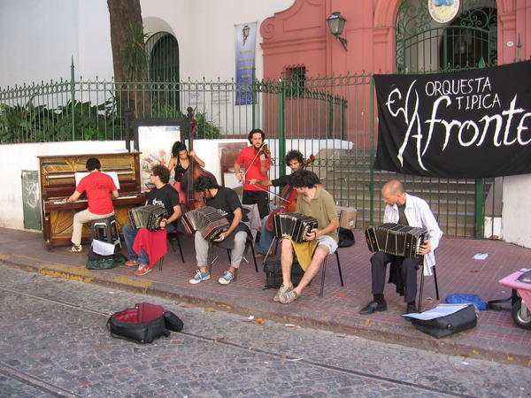 Tango musicians, San Telmo II
