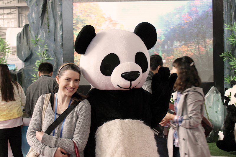 Me with a panda!