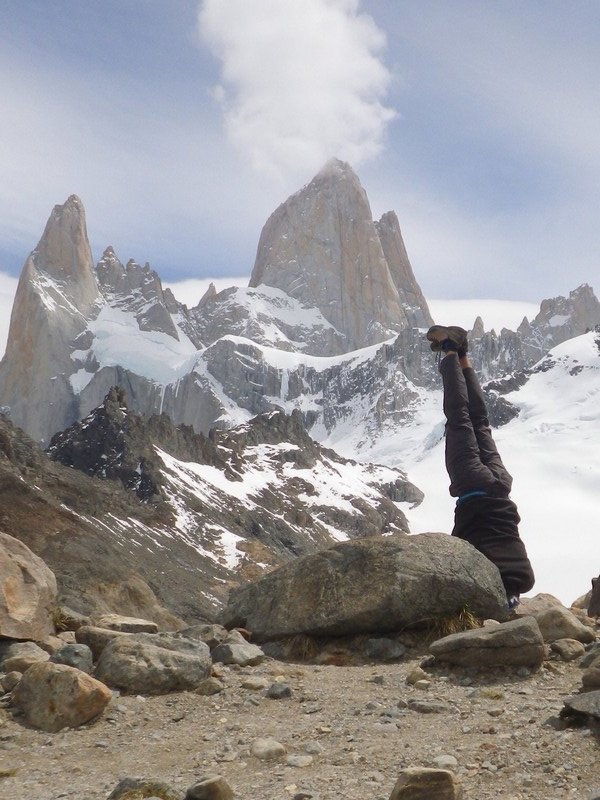 Fitz Roy head stand