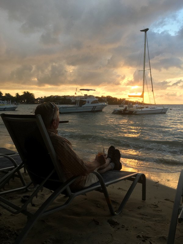 Cuban cigar, Honduran Rum, Sunset--Priceless