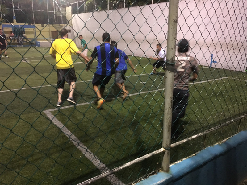 Michael takes on Honduran Futbol