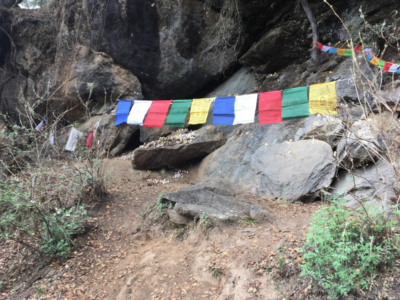 Prayer flags on the trail