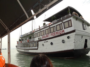 Our boat for Halong Bay cruise