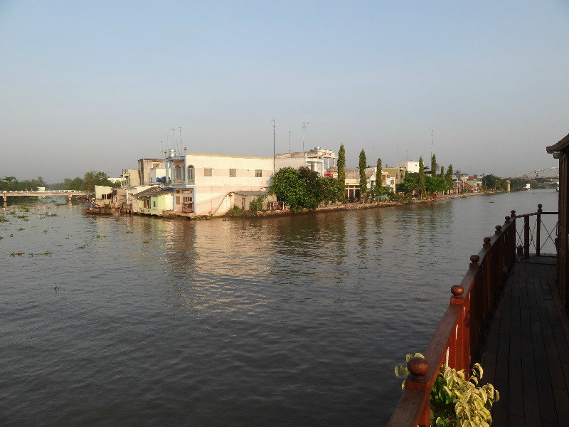 Village scene Mekong Delta