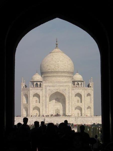Taj Mahal, framed by the South Gate