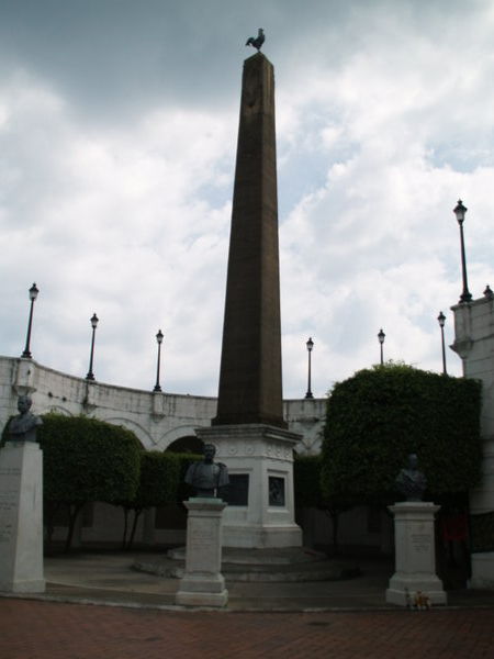 The obelisk at the water front