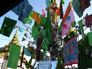 Celebrations at the Temple Festival, Inle Lake