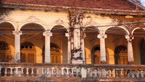 Old French colonial buildings, Kratie