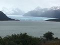 Première vue du Glacier, c'est un peu couvert...