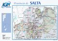 Carte de la Province de Salta
