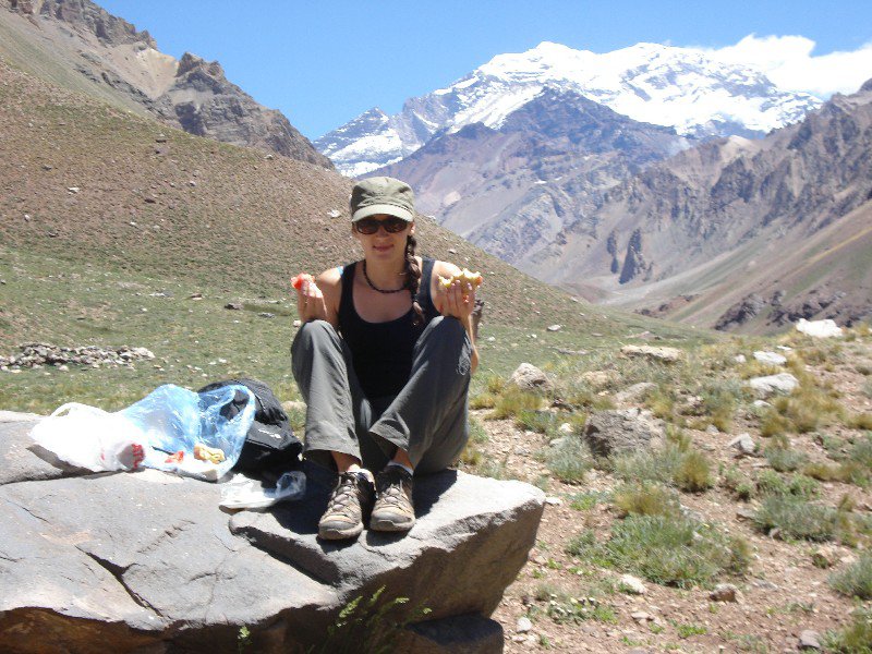 We decided to have a picnic at Aconcagua instead of climbing it