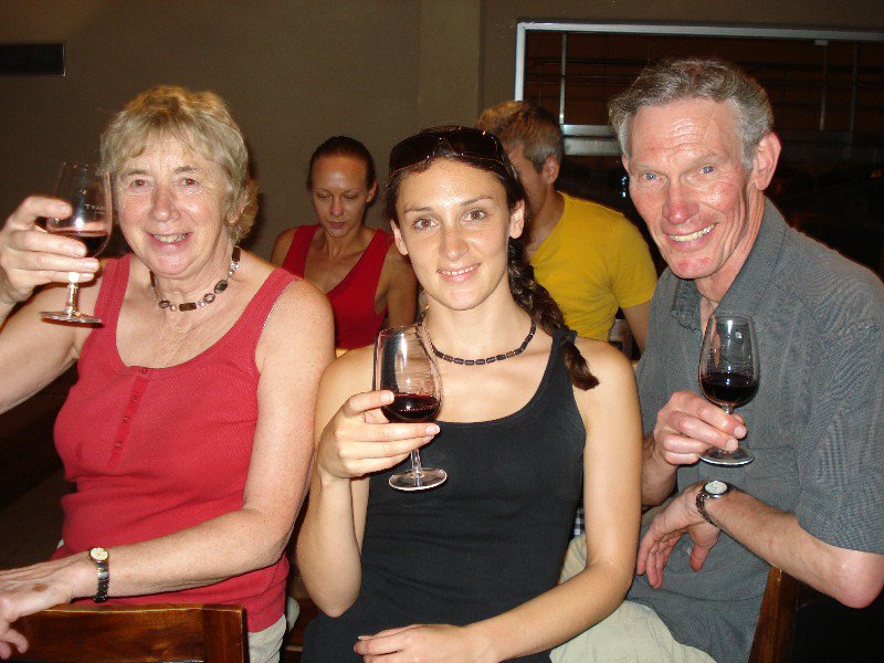 Wine tasting in Mendoza. Looking for the legs...