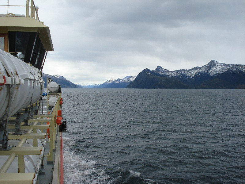 On the ferry to Puerto Williams
