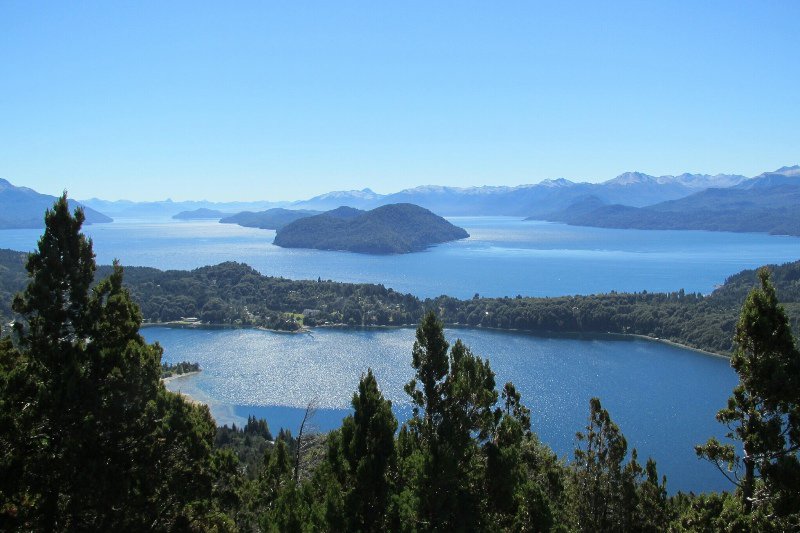 Bariloche lakes in the sunshine 