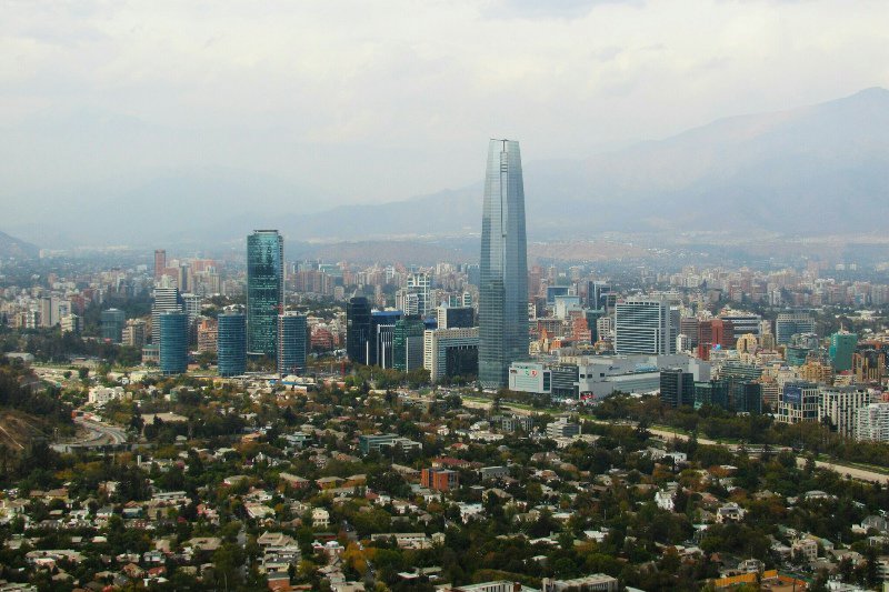View over Santiago 