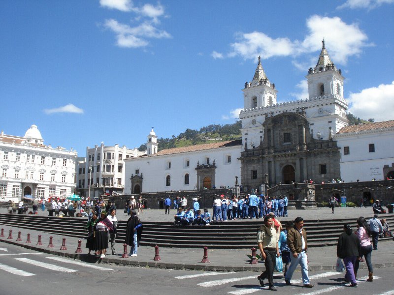 Exploring the historic centre of Quito