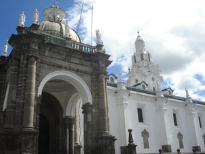 Exploring the historic centre of Quito