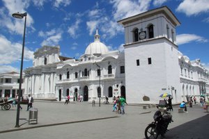 The white colonial centre of Popayan