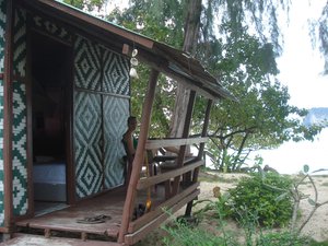 Our rustic beach hut