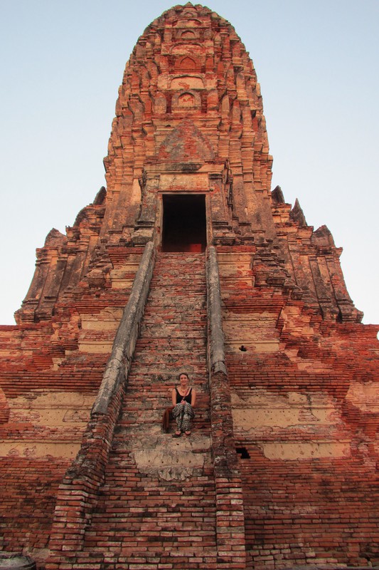 One of the temples in Ayutthaya