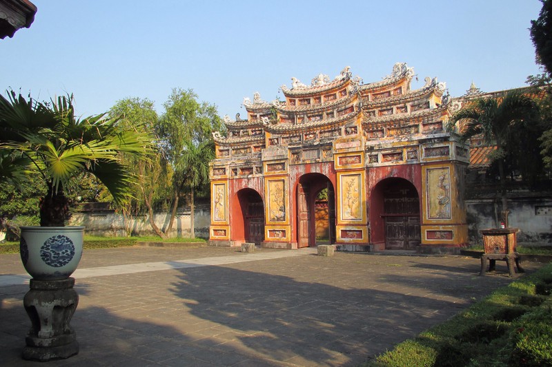 Inside the Royal Citadel in Hue