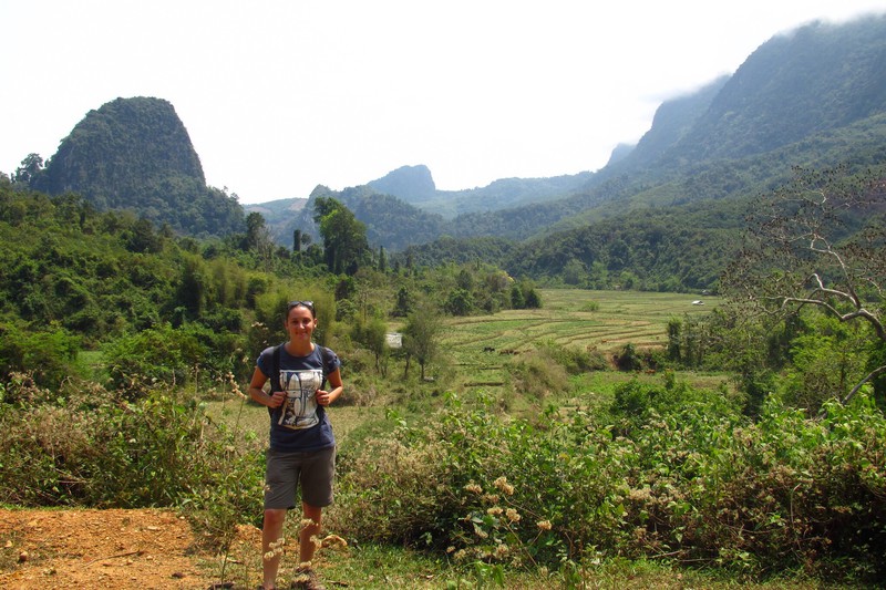Exploring the countryside around Muang Ngoi Nhua