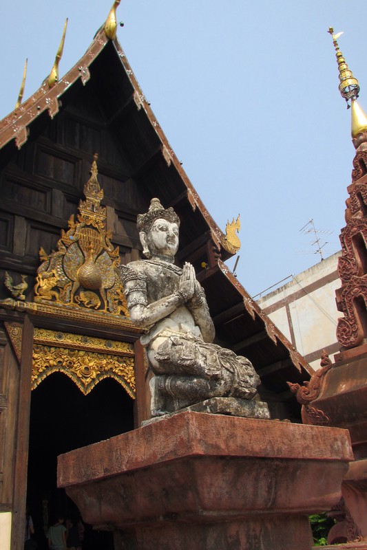 Wooden Wat in Chiang Mai, Thailand