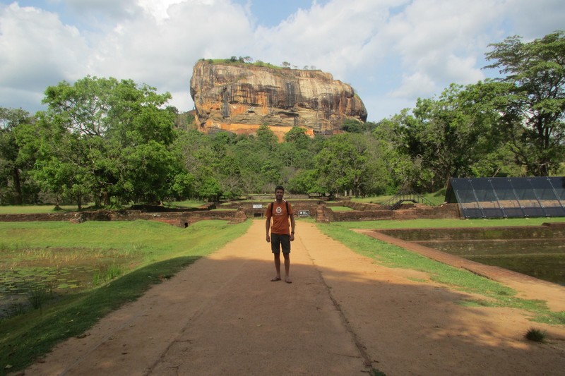 The very impressive Lion Rock (Sigiriya)
