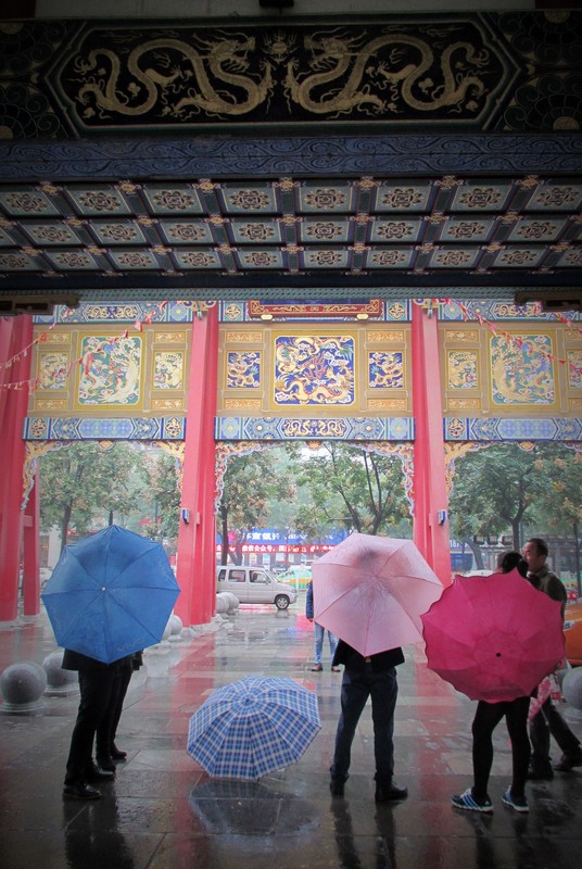 A rainy day in Xian