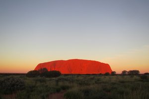 Uluru/Ayers Rock at sunset