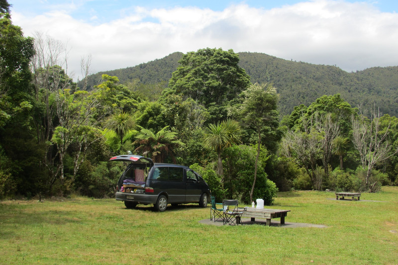 Camping in the Coromandel Forest Park