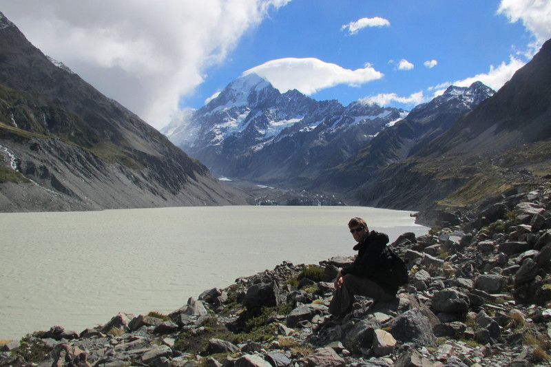 The magnificent Mount Cook and Ross