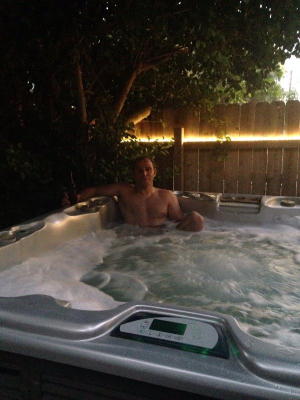 Beer and hot tub