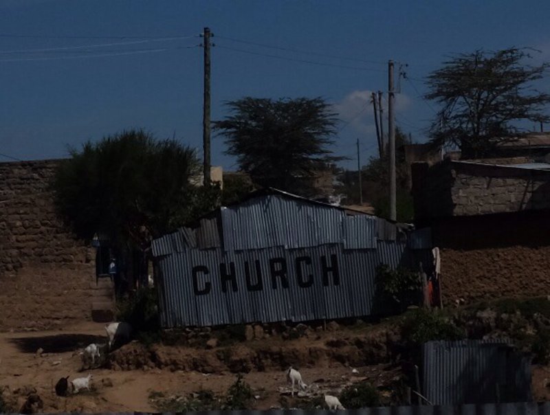 The Churches are not as rich here