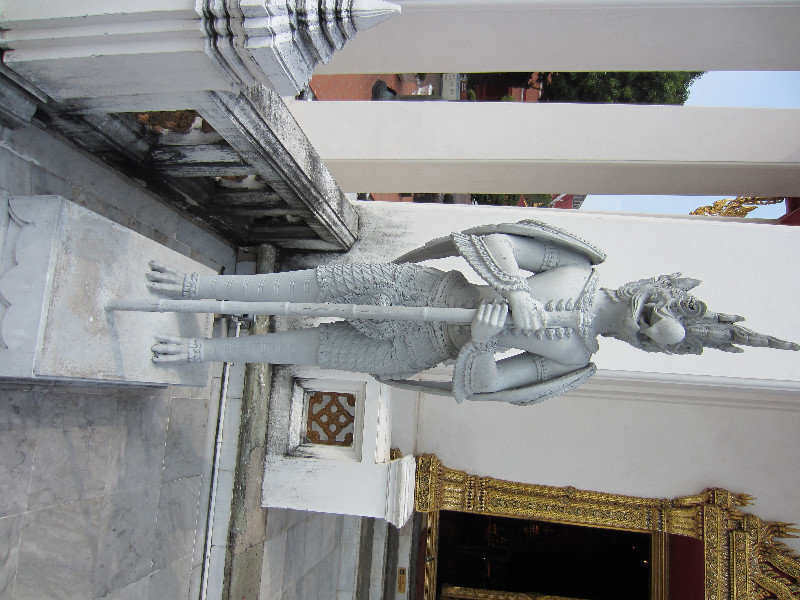 statue outside the temple