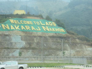 arriving into Laos