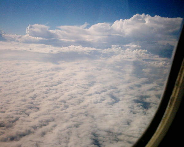 Vista do Avião da GOL
