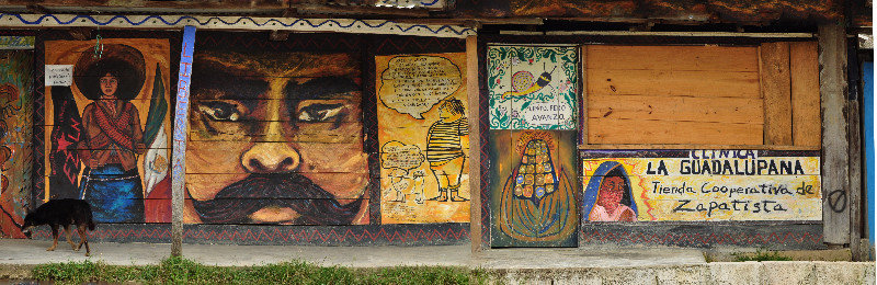 Zapatista murals