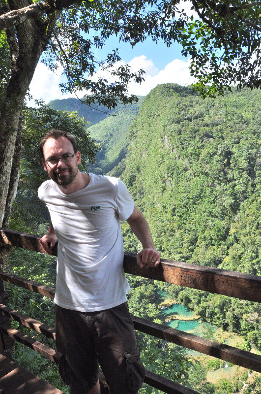 The lookout over Semuc Champey