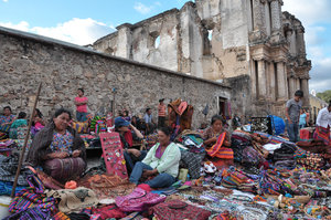 Street market, Antigua
