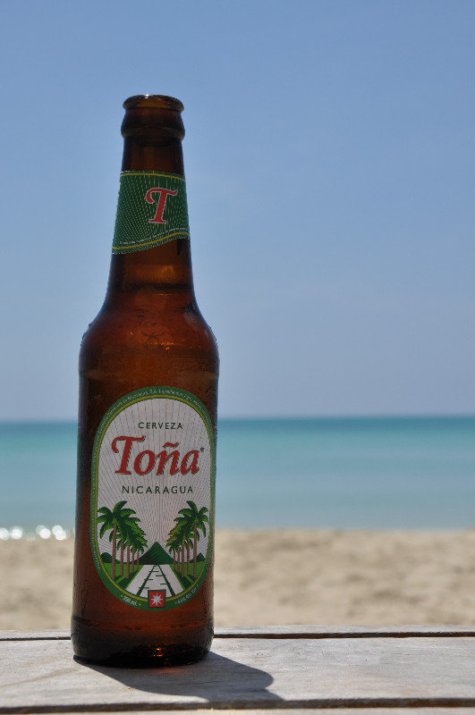 A nice cold beer on the beach