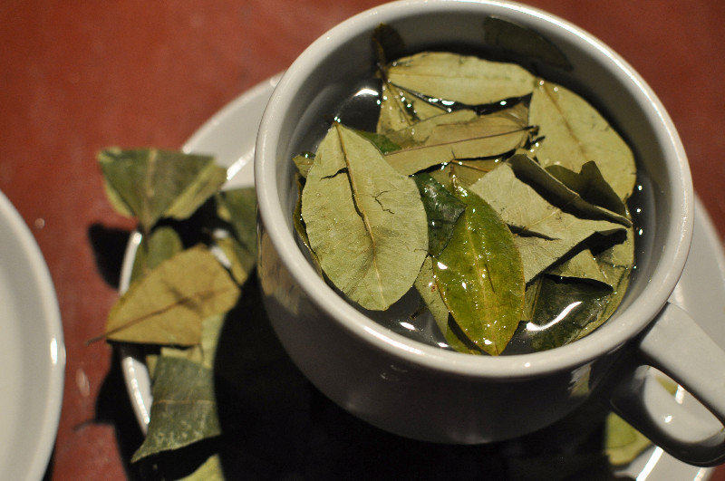 Coca leaf tea. Great for altitude sickness