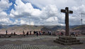 Looking across Cusco from the Iglesia de San Cristobal
